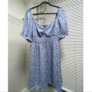 NWT! Abercrombie & Fitch Smocked Waist Mini Dress